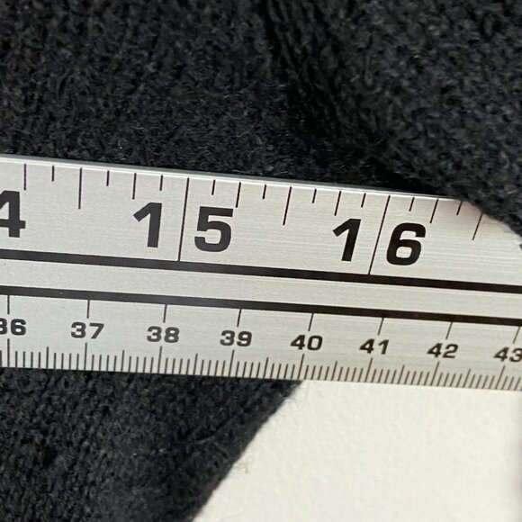 Vkoo 100% Cashmere Knit Sweater‎ V-Neck Black Size P or XS Long Sleeves Pullover - Picture 9 of 12